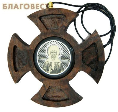 Икона автомобильная крест 