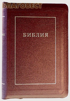 Библия. Кожаный переплет на молнии. Золотой обрез ( Российское Библейское Общество -  )