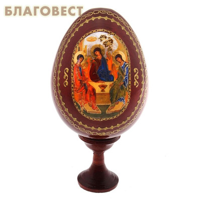 Сувенир Яйцо на подставке икона