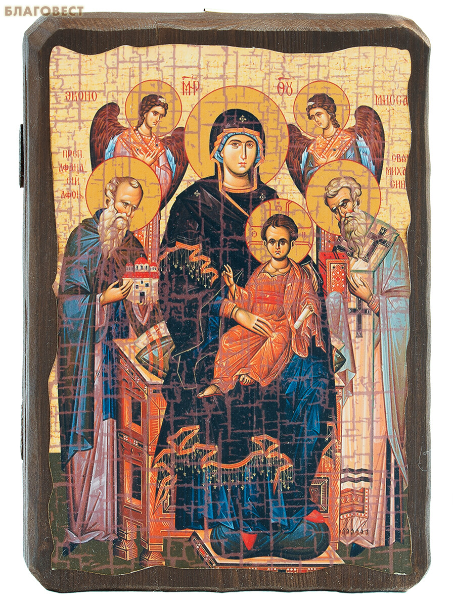 Икона под старину Пресвятая Богородица