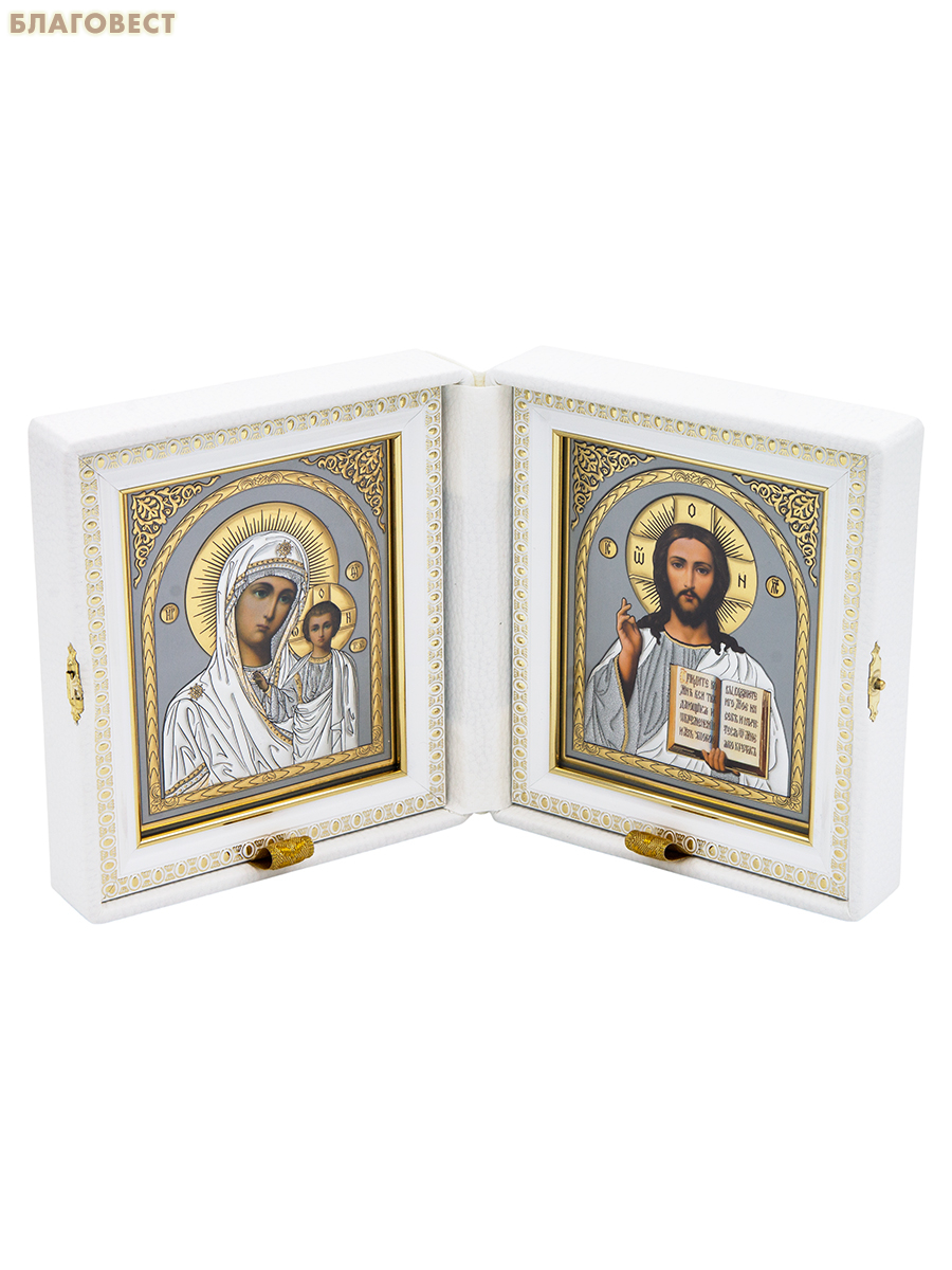 Складень венчальный 14х15,5см, экокожа