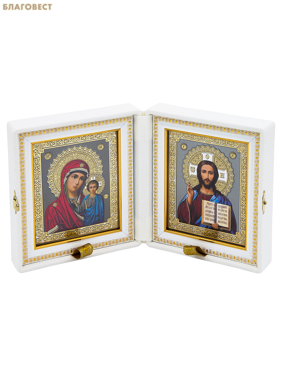 Складень венчальный 14х15,5см, жаккард