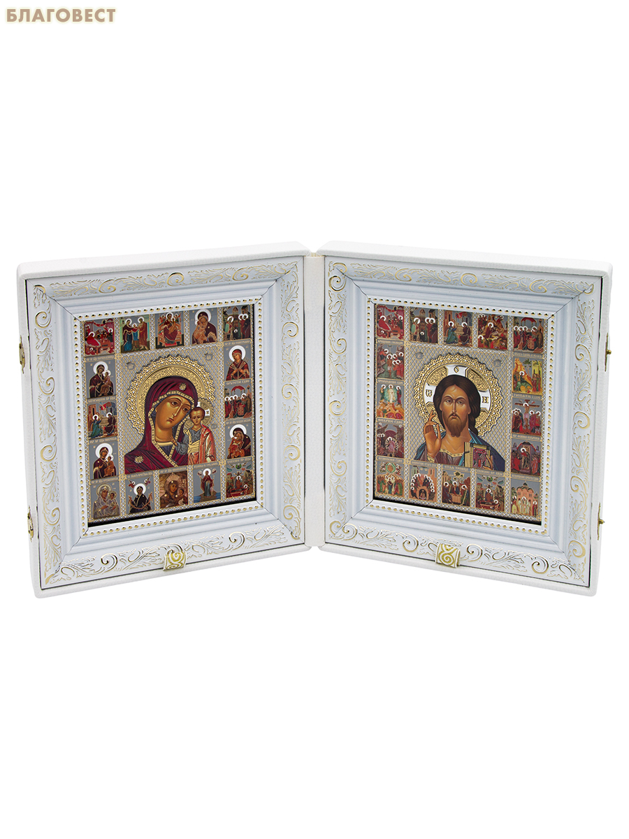 Складень венчальный 23х26см, жаккард