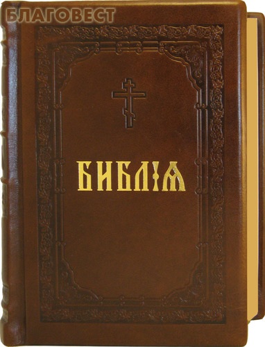 Библия. Кожаный переплет. Золотой обрез. Подарочная