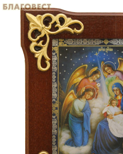 Икона в деревянной рамке Рождество Христово