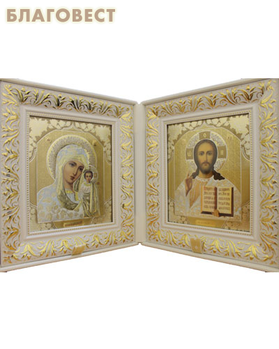 Складень венчальный 23х26см, жаккард