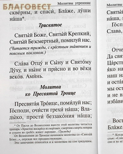 Православный молитвослов крупным шрифтом. На каждый день и час, с раздельными канонами