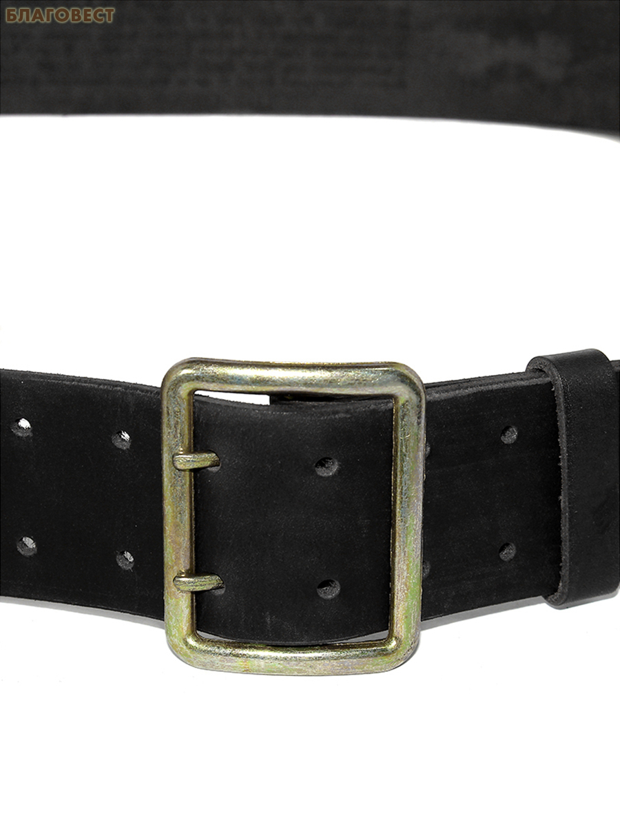 Ремень воина (офицерский), тиснение молитвы снаружи. Натуральная кожа. Длина изделия 129см, ширина 5см