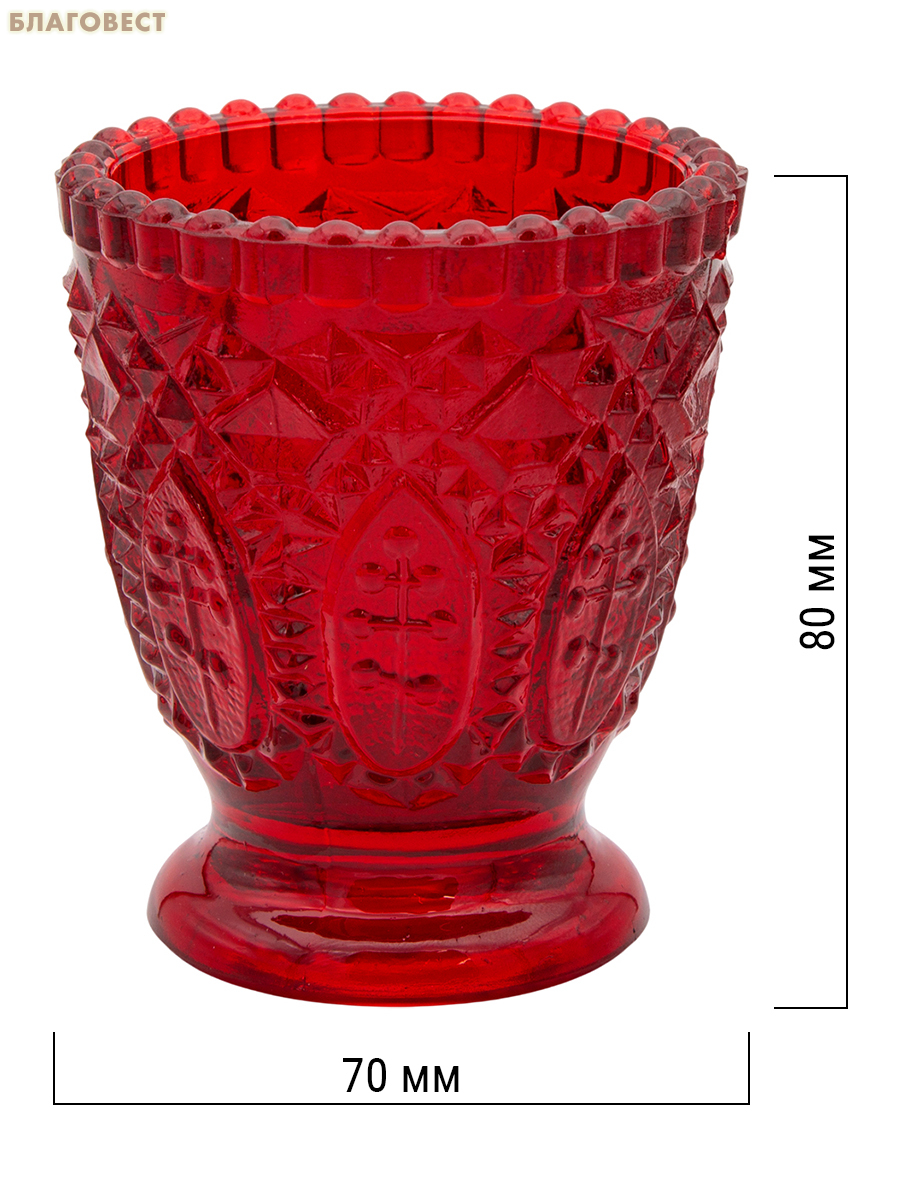 Лампада Колокол, стекло