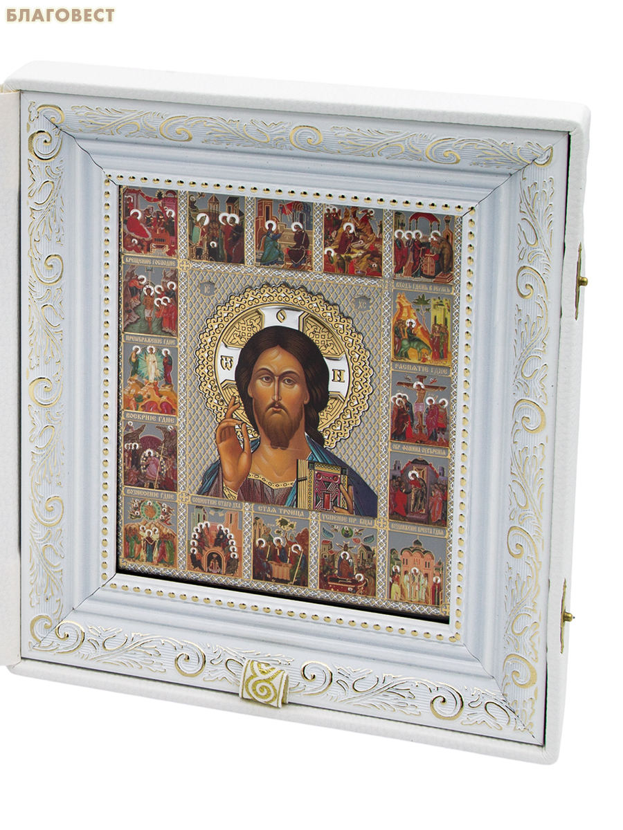 Складень венчальный 23х26см, жаккард