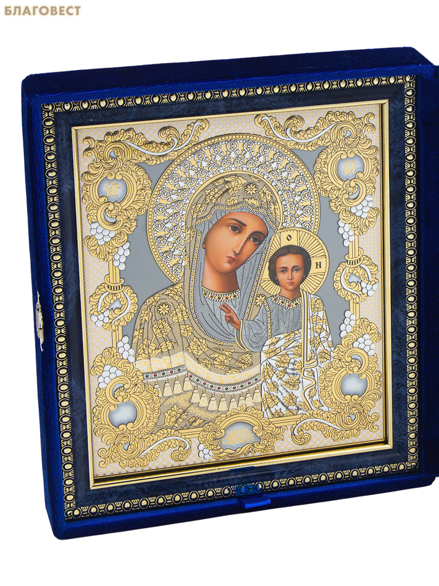 Складень венчальный 19х22см, парча