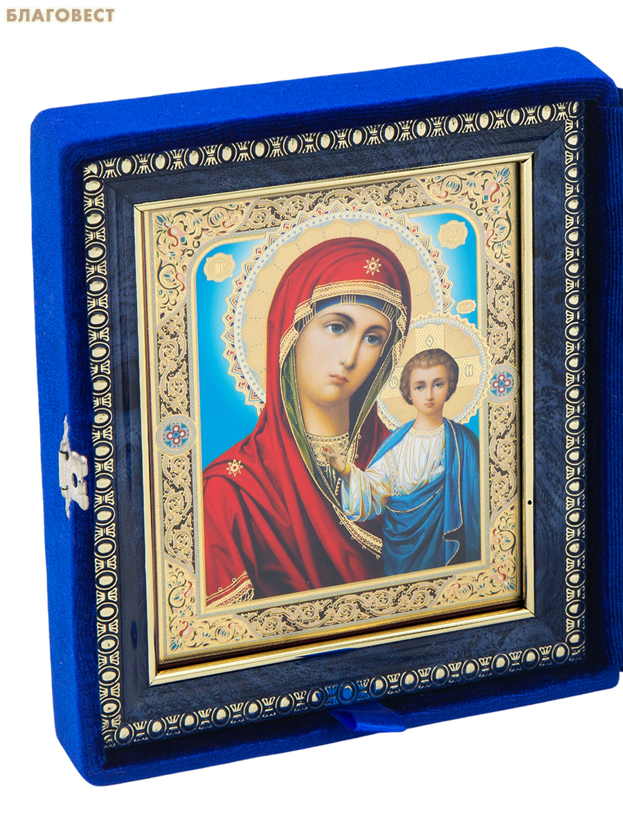 Складень венчальный 14х15,5см, бархат