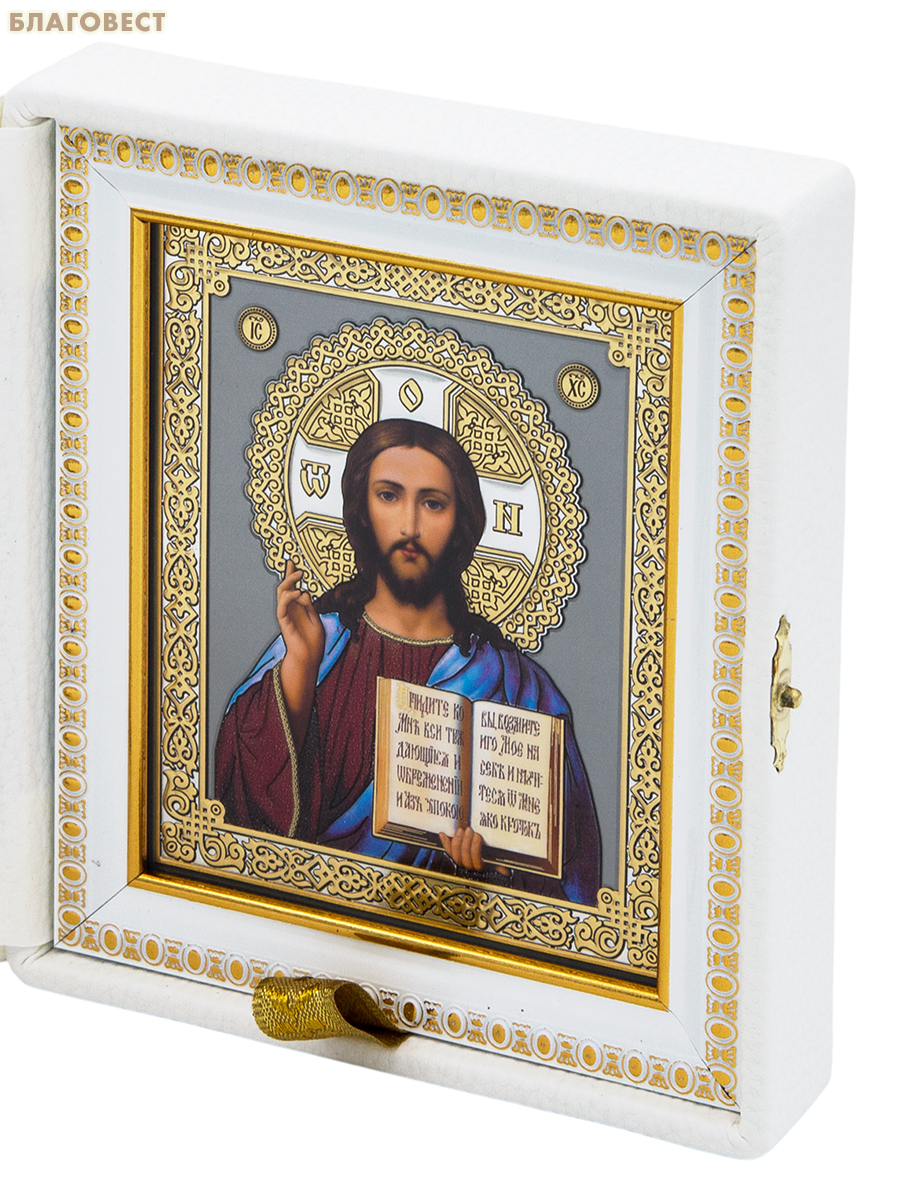 Складень венчальный 14х15,5см, жаккард