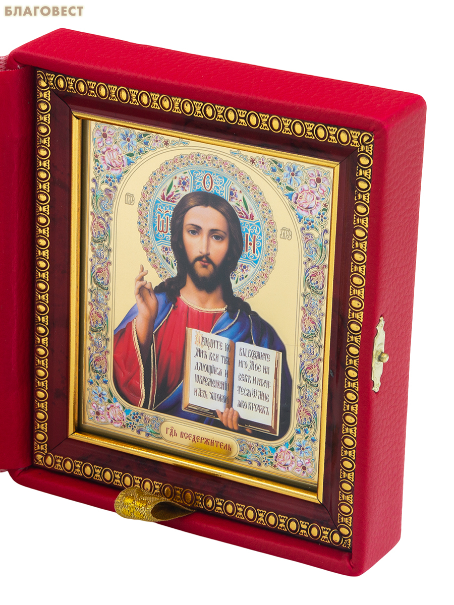 Складень венчальный 14х15,5см, жаккард