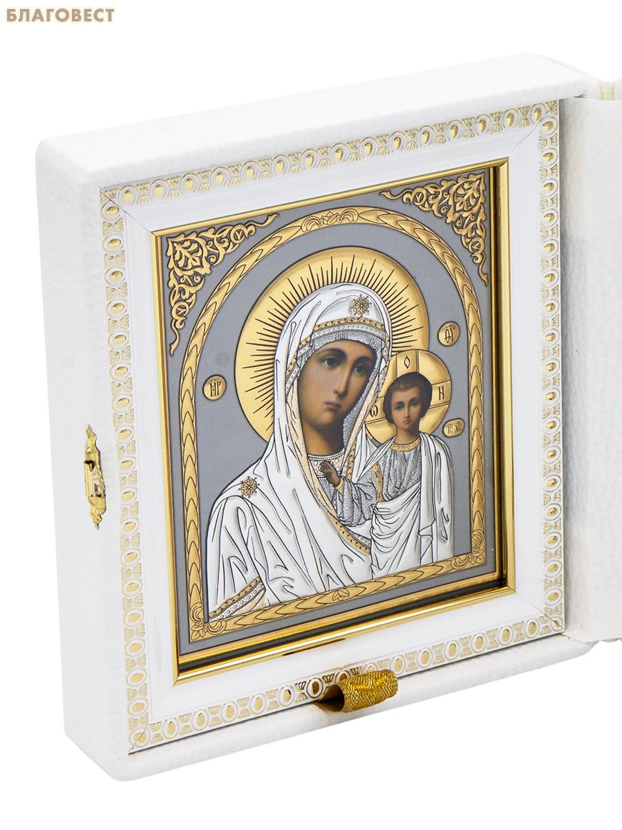 Складень венчальный 14х15,5см, экокожа