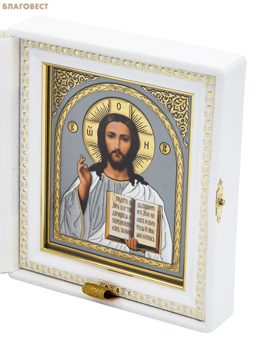 Складень венчальный 14х15,5см, экокожа