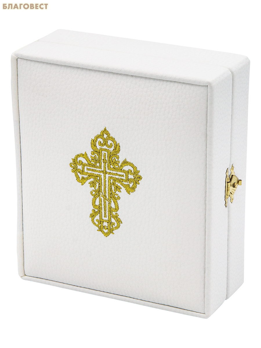 Складень венчальный 14х15,5см, экокожа