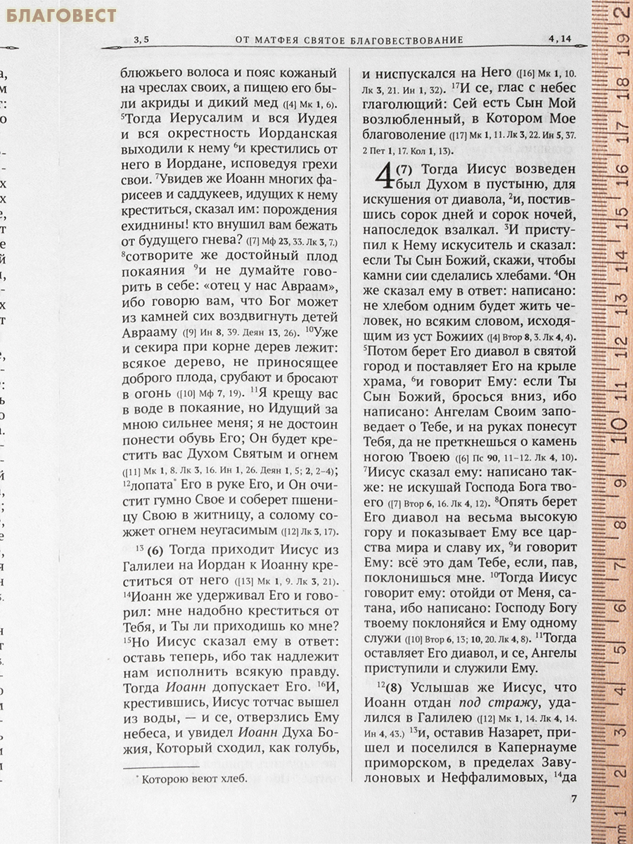 Святое Евангелие Господа нашего Иисуса Христа. Русский синодальный перевод
