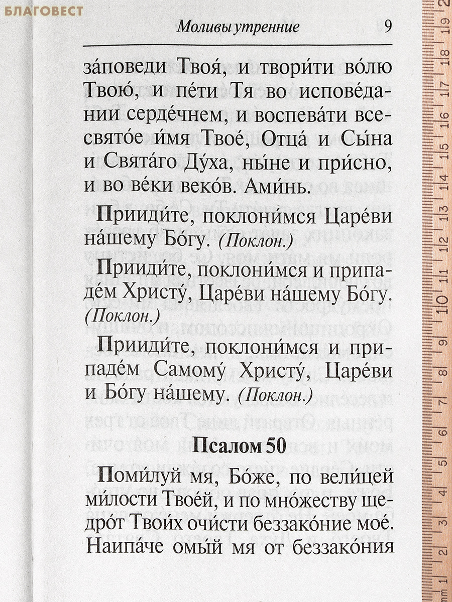 Православный молитвослов. Крупный шрифт