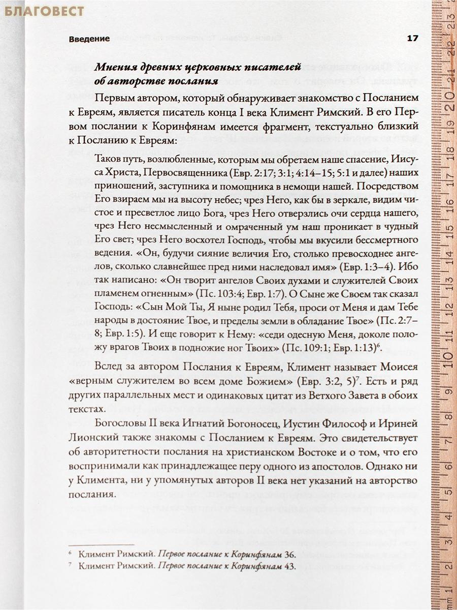 Сияние славы. Толкование на Послание к Евреям. Митрополит Иларион (Алфеев)