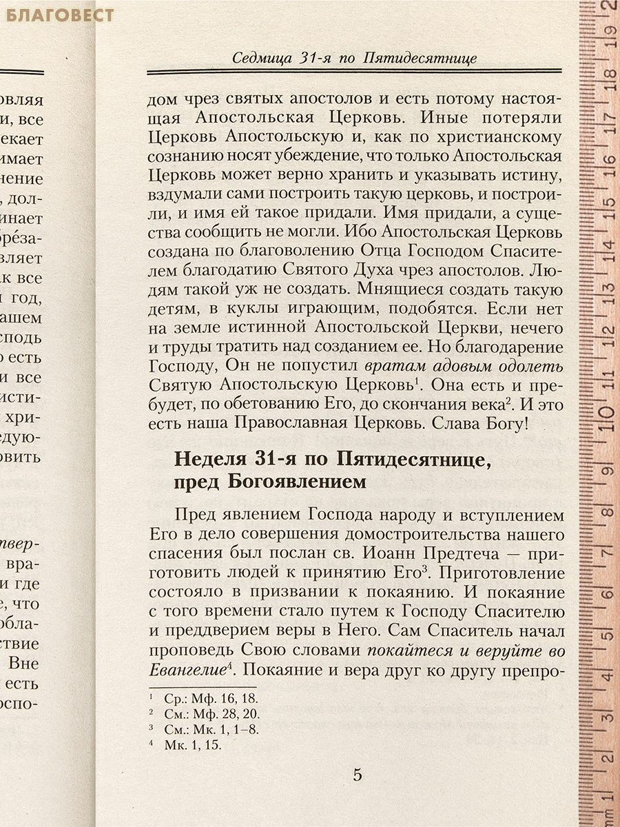 Мысли на каждый день года по церковным чтениям из слова Божия. Святитель Феофан Затворник