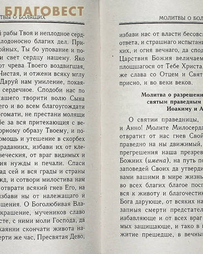 Молитвослов и акафисты для православной женщины. Русский шрифт