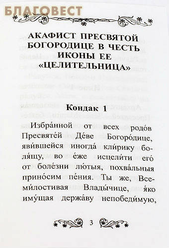 Перевод акафиста пресвятой богородице