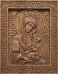 Икона резная Пресвятая Богородица Утоли моя печали