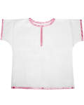 Крестильная рубашка (распашонка) для девочки до 1 года 