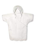 Крестильная рубашка (распашонка) универсальная до 1 года с капюшоном