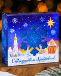 Мыло в форме снежинки