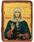 Икона под старину Святая блаженная Ксения Петербургская, дерево