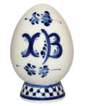 Пасхальное яйцо, размер 5,5х8,7см, фарфор