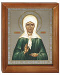 Икона Святая блаженная Матрона Московская (деревянная рамка)