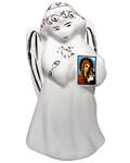 Ангел с иконой Пресвятая Богородица «Казанская», фарфор