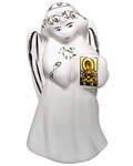 Ангел с иконой Пресвятая Богородица «Семистрельная», фарфор