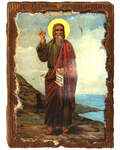 Икона под старину Святой Пророк Илия, размер 14,5х20см, дерево