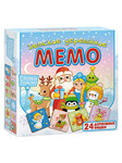 Настольная игра Мемо С Новым Годом! (24 деревянные фишки)