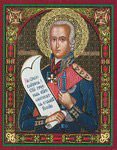 Икона Праведный воин Феодор Санаксарский (Ушаков)
