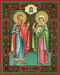 Икона Святые мученики Адриан и Наталия